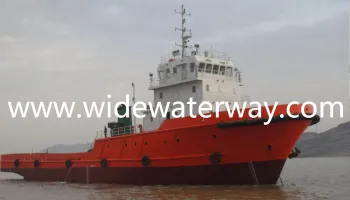 4000HP Twin-screw & twin-rudder tug boat for sale