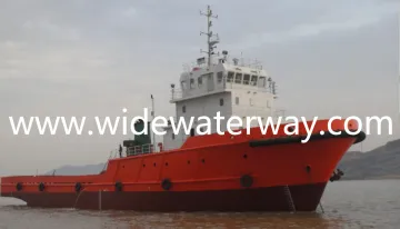 4000HP Twin-screw & twin-rudder tug boat for sale