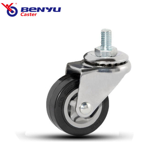 Light Duty Black PU Wheel Swivel Ball Casters