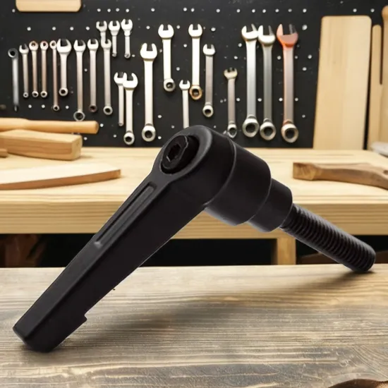 Adjustable Steel Plastic Handle for Clamping Lever - Quality & Safety for Construction and Farm Industries (New/Used)