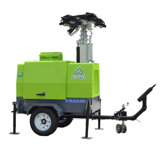 Portable Light Tower with LED Lights and Diesel Generator for Mining Construction