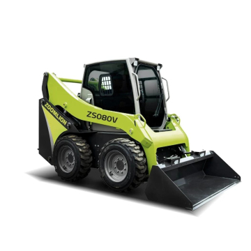 3トンのミニスキッドステアバックホー、フロントエンド掘削機、ホイールローダー-Model ZS080V