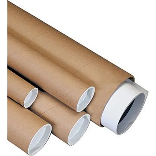 Cardboard Shipping Poster Painting Wood Wands Tube