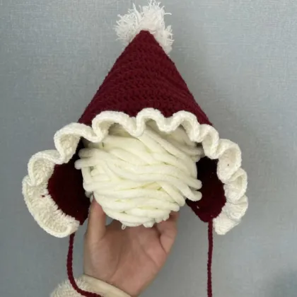 Sparkling Snowflake Christmas Hat