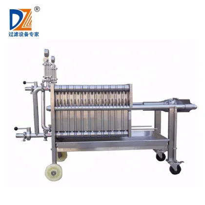 Shanghai Dazhang High Quality Stainless Steel Filter Press for Wine and Juice Filtration
