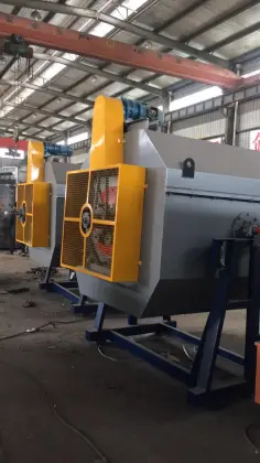 Rotary screw hardening furnace