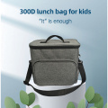 300Dカチオンランチ外の旅行断熱材は、ロゴの子供用食事キット卸売を印刷できます