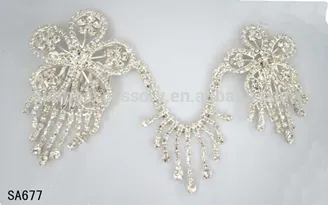 twin combs /hair double combs/metal hair comb/rhinestones comb/tooth comb/hair accessories/hair jewelry/high end hair ornament