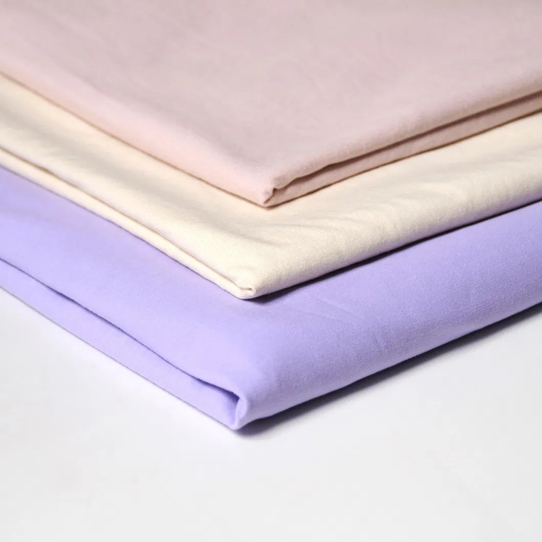 ผ้าเจอร์ซีย์คอตตอนสแปนเด็กซ์คุณภาพสูงสำหรับเครื่องแต่งกายที่สวมใส่สบาย