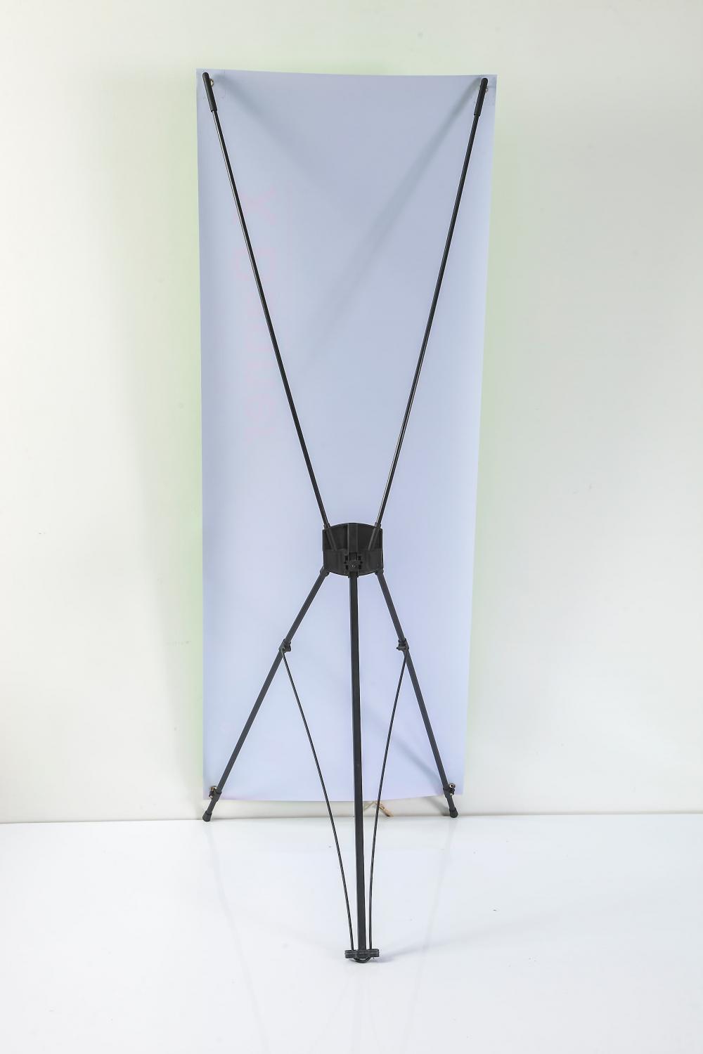 Advertisement Exhibition Retractable Display Stand X Banner