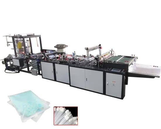 Plastic Frosted Ziplock Slider Pouch Bag Making Machine Equipment for Clothes Storage Packaging