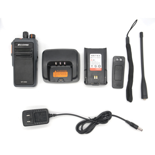 Langstrecken ECOME ET-538 Professionell zwei Wege Radio wasserdichte Sicherheits Walkie Talkie