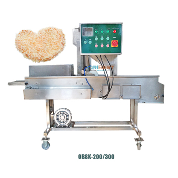 Industrial Dry Yellow Bread Crumbs Battering and Coating Machine for Patties