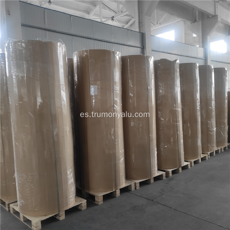 3003 1100 Tubería de aluminio en espiral para intercambiador de calor