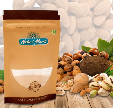 Custom CM Kraft Paper Pouches with Zipper and Clear Window for Food Packaging