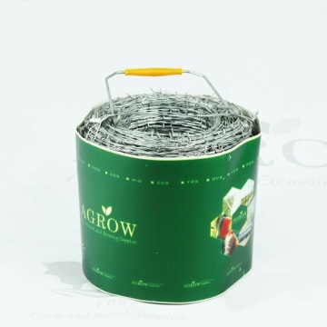 AGROW Galvanized Barbed Wire Fence