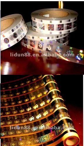 holographic,holographic film,void hologram label