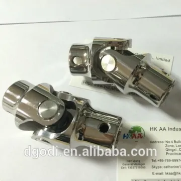 high polished stainless steel cardan joint, universal joint, stainless steel pivot joint