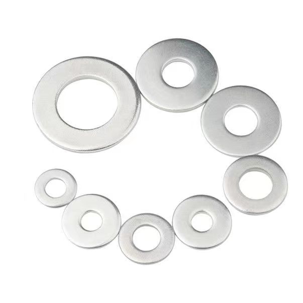 SS304 Flat Washers Znic Plated