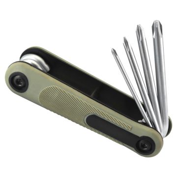 T40 T30 T27 Multi-Function Folding Hex Key Allen Wrench Set Tool Kit