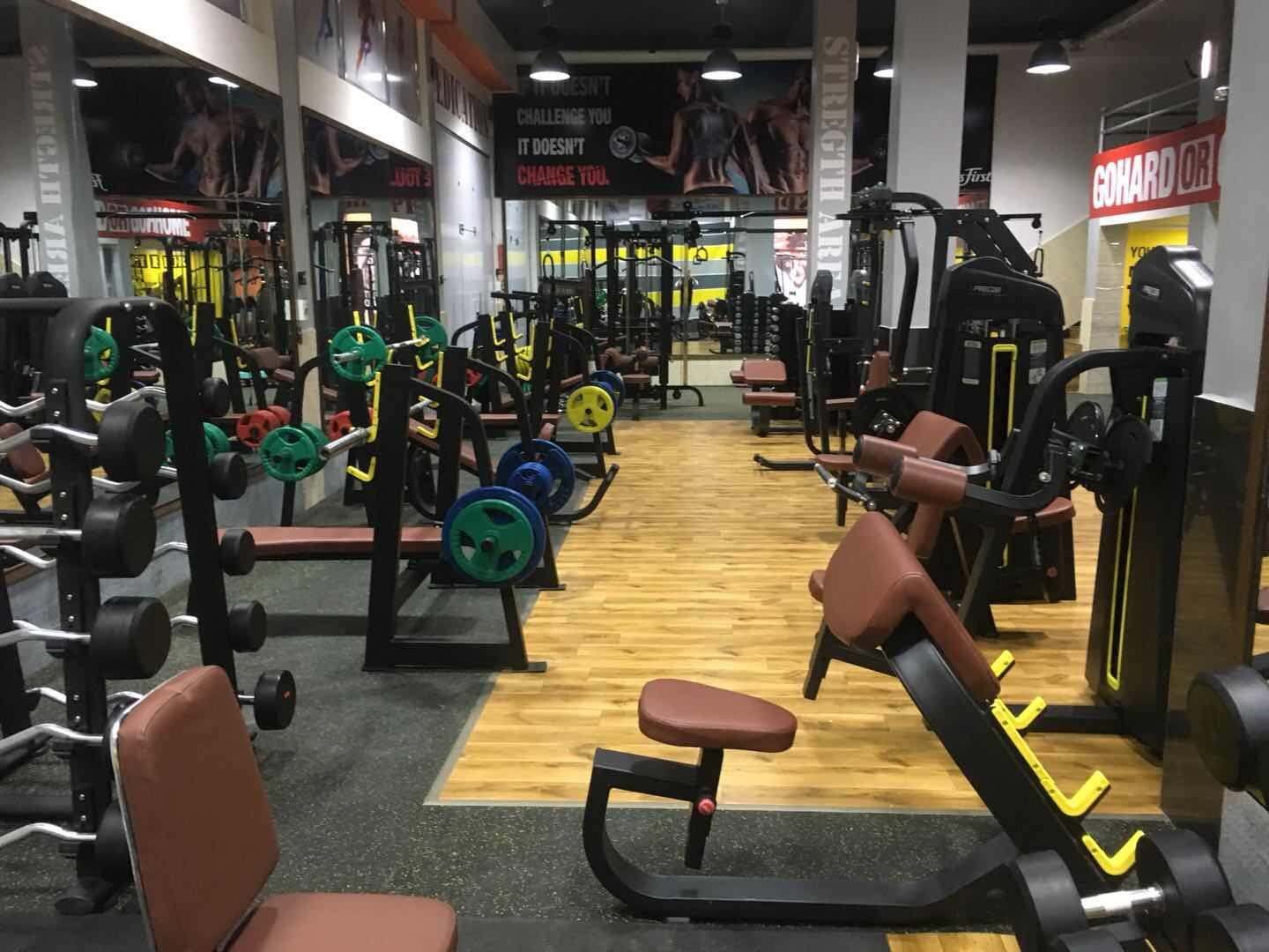 fitness center equipment
