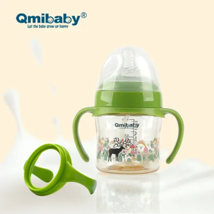 BPA-Free Wide Neck PPSU Plastic Baby Feeding Bottle