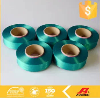 colorful series green spandex yarn