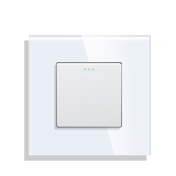 Bingoelec Crystal Glass Wall Light Switch - 86mm, 1G/2G/3G, Tempered Glass, Smart EU/UK Standard