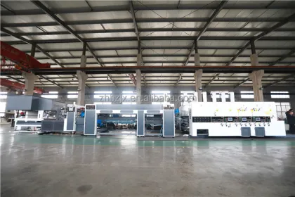 ZHENHUA FFG 4 Color Corrugated Carton Box Printing and Die Cutting Machine