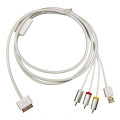 Cable de 1,8 m AV para Iphone Ipad Ipod