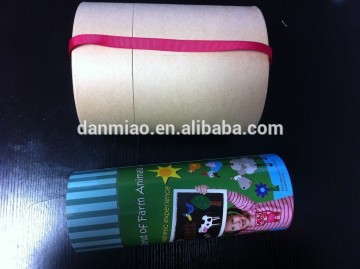 Custom Paper Round Tube Can For Toy of Children