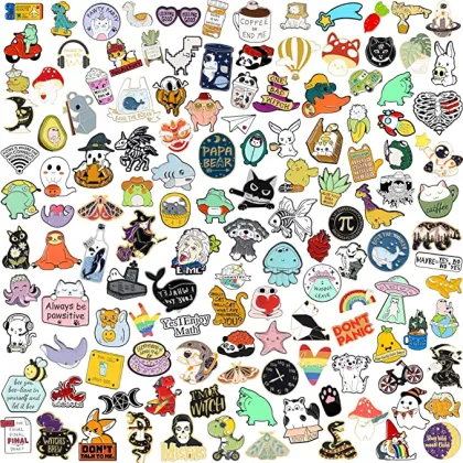 High-Quality Gold Metal Hard Enamel Lapel Pins: Custom Shakespeare-themed Souvenirs from China