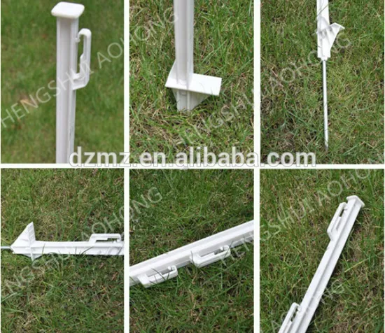 Durable plastic post for electric fencing with factory price