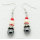 Freshwater pearl Hematite earring