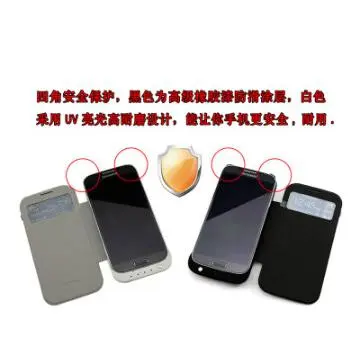 External Back Up Battery Case mobile charger for Samsung Galaxy4s
