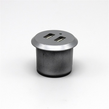 Soket siram desktop untuk dua port USB