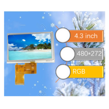 4.3 Inch TFT LCD 480x272 RGB Outdoor Display Screen