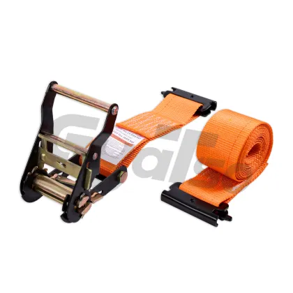 2 Inch Ratchet Strap with E Fittings - Tie Down Cargo Strap for E-Track