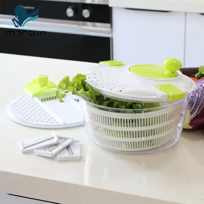 professional kitchen helper fresh fruits and vegetables salad mixer tools salad spinner and slicer
