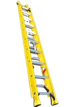 Hot Sales: 4m-11m Fiberglass Insulated Telescopic Extension Ladder