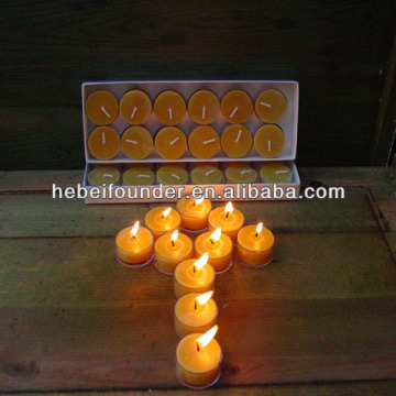 color tealight candles