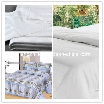 100% Cotton /Tc Bed Sheet Fabric for Hotel and Home