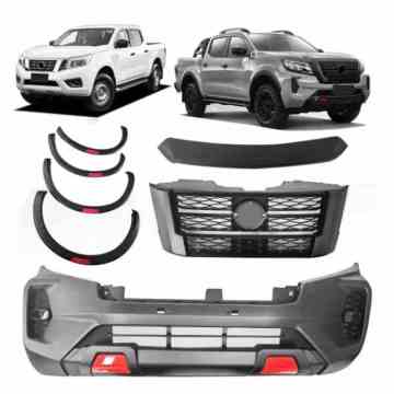 2016 Navara NP300 actualizado al kit de cuerpo fronterizo 2021 para accesorios 4x4