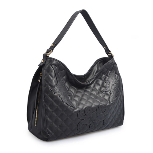 Tignanello - Sac bandoulière en cuir grainé noir