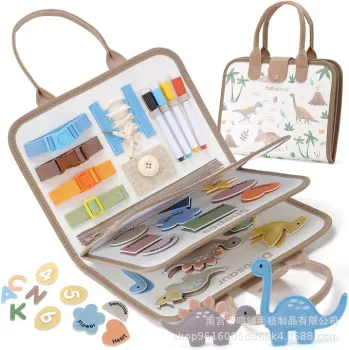Hot Sale Felt Baby Busy Board for Toddlers - Montessori Toys for Sensory Activity and Learning Basic Skills