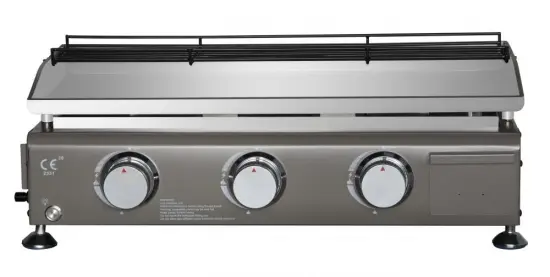 3 Burner Liquid Propane Gas Griddle