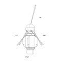 100 - 350 bar Ultra-yakakwira kudzvinyirira rotary nozzle