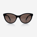 Cat Eye Curved Acetate Women&#39;s Solglasögon