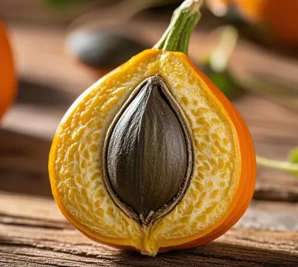 Organic pumpkin protein seed powder