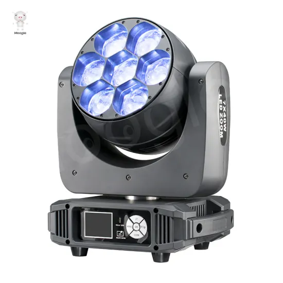 Moogle 2020 New Design 7*40W RGBW DJ LED Stage Light